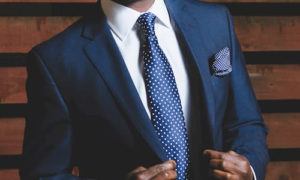 Confident elegant man